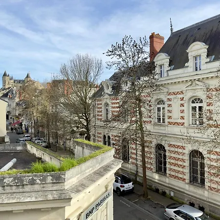 Appartement Centre Ville Climatise Vue Chateau Saumur Exterior photo